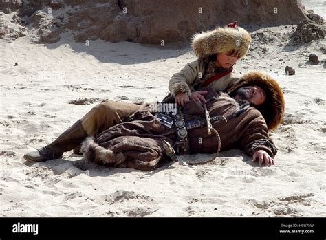 MONGOL, Odniam Odsuren as young Genghis Khan (top), 2007. ©Picturehouse/courtesy Everett ...