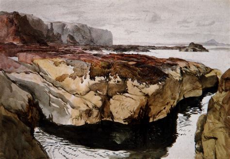 Coast Scene near Dunbar, 1847 - John Ruskin Watercolor Landscape ...