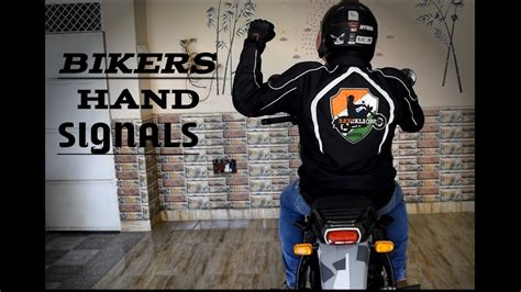 Bikers Hand Signals | Riders Safety - YouTube