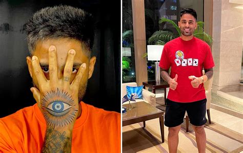 Team India's Suryakumar Yadav flaunts his 'evil eye' tattoo in recent ...