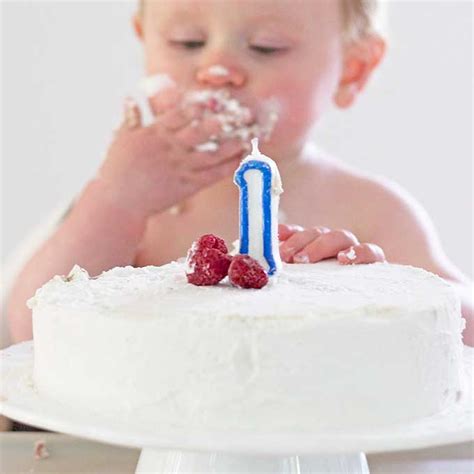 Healthy First Birthday Cake - A smash cake sweetened only with fruit.