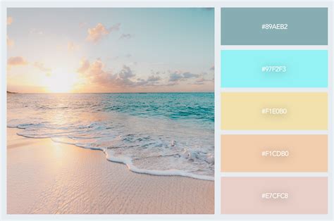 Mental Vacation Beach Color Palettes Muted Color Palette Color | My XXX ...