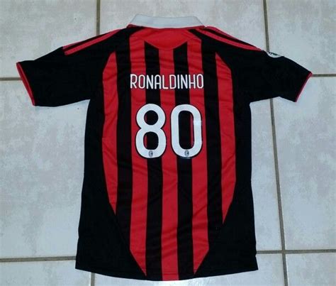 AC Milan Ronaldinho Soccer Jersey | Cool shirts, Soccer jersey, Soccer