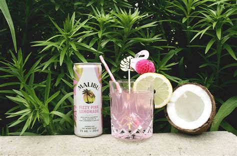 Malibu Fizzy Pink Lemonade - trendikäs pinkki uutuus | Juomavinkki