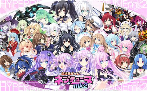 Wallpaper Hyperdimension Neptunia Girls - Hyperdimension Neptunia ...