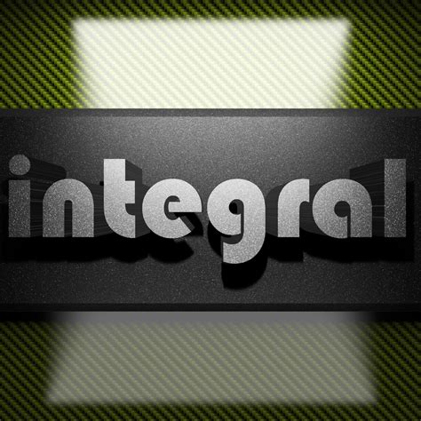 integral word of iron on carbon 7470656 Stock Photo at Vecteezy