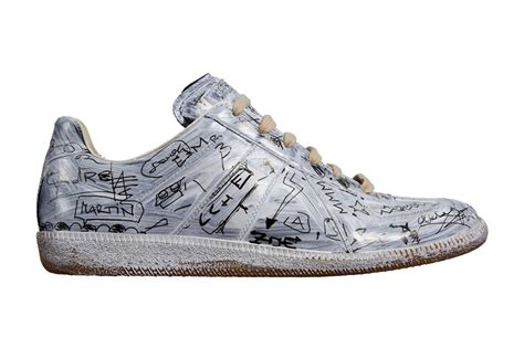 Maison Martin Margiela Penned Graffiti Replica Low Top | HYPEBEAST