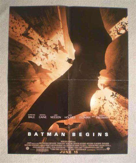 BATMAN BEGINS Promo Poster, 17x22, 2005, Unused, more Promos in store | International - Comic ...