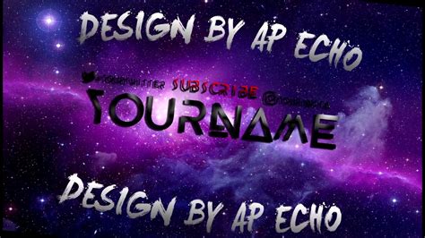 Epic FREE Galaxy Youtube Banner Channel Art Template By Echo #1 - YouTube