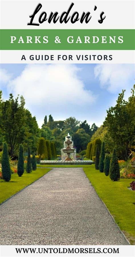 Guide to the famous parks in London - gardens and parks you must visit