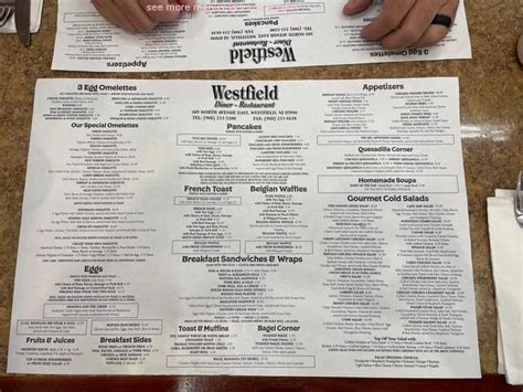 Online Menu of Westfield Diner Restaurant, Westfield, New Jersey, 07090 - Zmenu