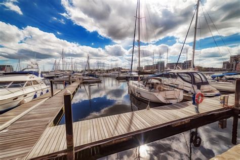 Ipswich Marina waterfront on a vibrant spring day – True North Marine