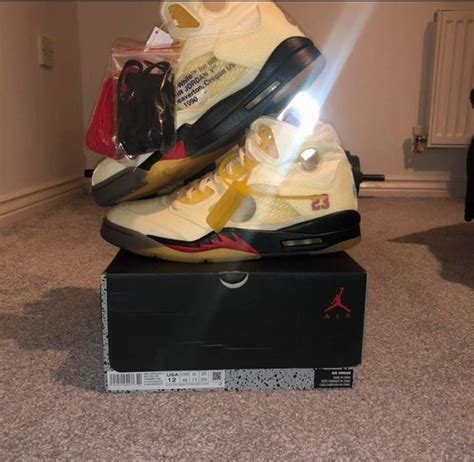 Do these look like legit Off-white Jordan 5s? : r/LegitCheck