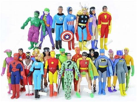 24 Pc. 1970s Mego Doll Heroes & Villains Lot | Action figures, Nerd ...