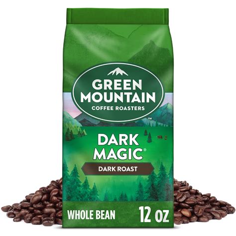 Green Mountain Coffee, Dark Magic, Dark Roast, Whole Bean Coffee, Bagged 12 oz - Walmart.com