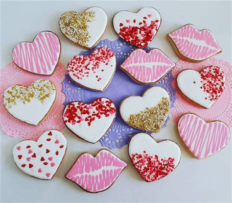 Easy Valentine's day Cookies Decorating Ideas, #valentinesDayCookies | Valentines day cookies ...