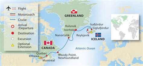 You can now ride a cruise ship from Ontario to Greenland and Iceland