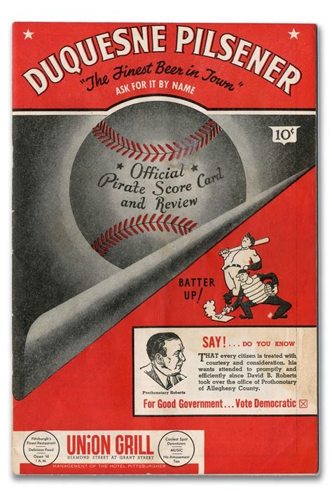 Honus Wagner Signed Pittsburgh Pirates Program