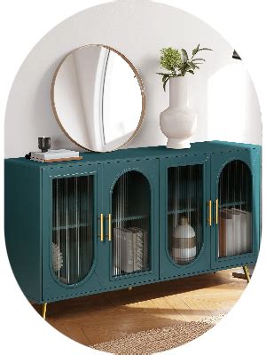 Amazon.com - WILSHINE Sideboard Buffet Credenza with Storage Cabinet ...