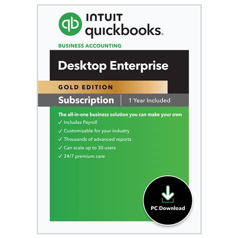 QuickBooks Enterprise 2024 - Gold Monthly - MISSION Accounting