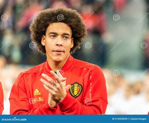 Belgium National Football Team Midfielder Axel Witsel Editorial Stock ...