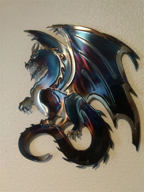 Dragon Metal Wall Art | Etsy