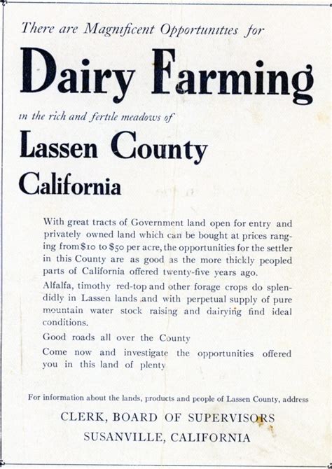 Lassen County Dairy History | Exploring Lassen County's Past