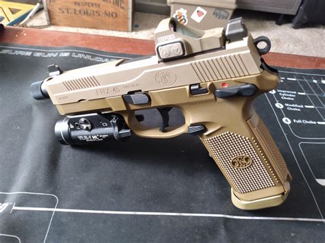 Added some accessories to the FNX 45 TACTICAL : r/GunBrand