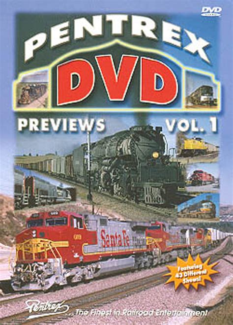 Pentrex DVD Previews Vol 1 DVD(Pentrex DVD Previews Vol 1 DVD) - Pentrex Train Video DVD