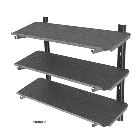 Adjustable Tiered Wall Shelving WS