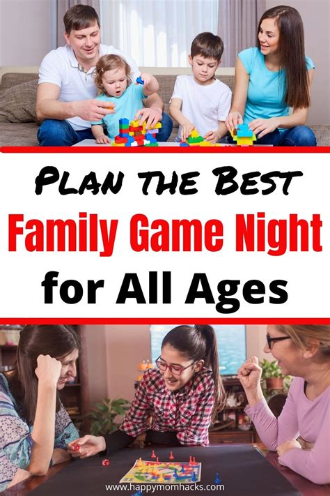 Fun Family Game Night Ideas | Happy Mom Hacks