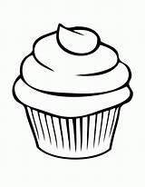 Free Printable Cupcake Coloring Pages For Kids sketch template