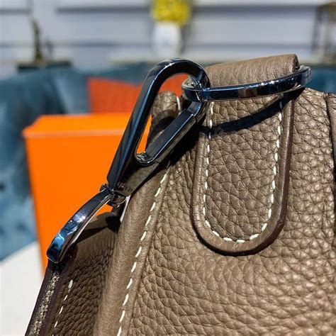 Hermes Evelyne III GM Bag Brown For Women 11.8in/30cm - Genluv