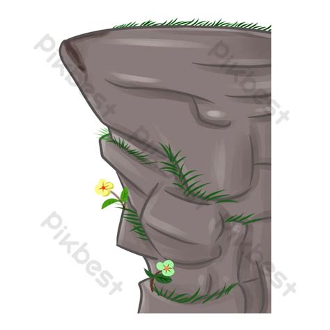 Drawing Cartoon Cliff Png Element | PSD PNG Images Free Download - Pikbest