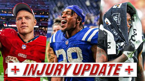 Week 16 NFL Injury Report: Outlook for Christian McCaffrey, Jonathan ...