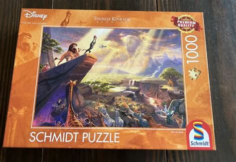 DISNEY THE LION King Thomas Kinkade Schmidt jigsaw puzzle 1000 piece ...