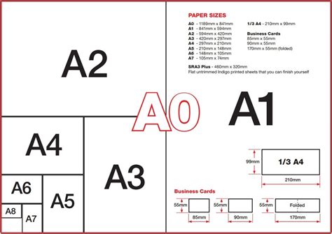 Paper Sizes - ikonPaper - Member of MOUSSA's Holding