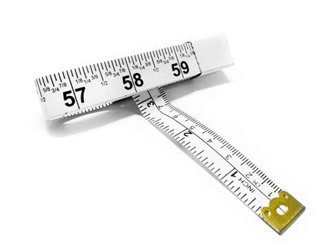 TR-16F - 60" Fractional Tailor's Tape Measure (White) For Sale