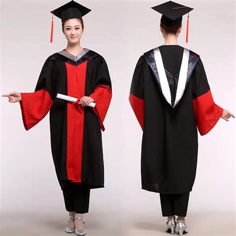 University Degree Gown Doctor's Dress Graduation Student Clothing School Uniform for Girls ...