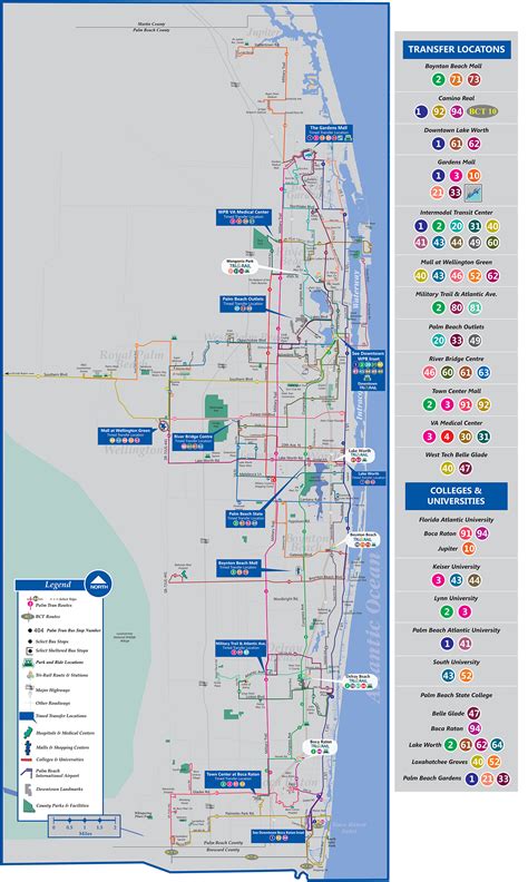 Palm Tran Bus Service - Lantana Florida Map - Printable Maps