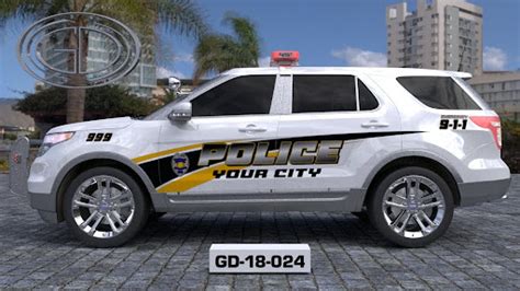 Quick Guide To Police Car Decals Variation - GDI Graphics