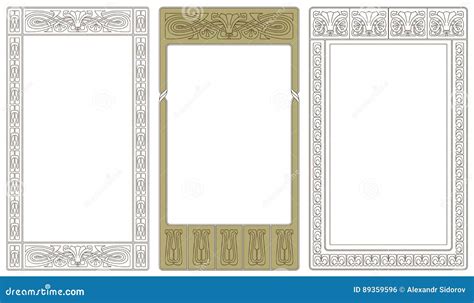 Vector Template. Poppy Border Stock Vector - Illustration of brand ...