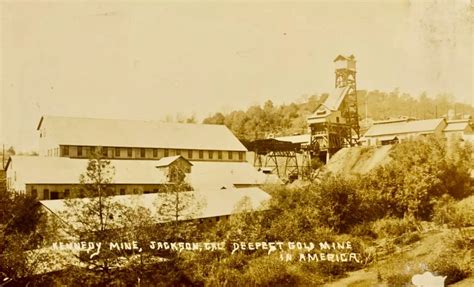 Kennedy mine, Jackson, Amador county, California postcard with 1914 postmark | California ...