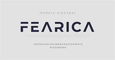 Premium Vector | Modern alphabet fonts.