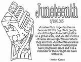 Juneteenth Coloring Sheets Pages sketch template