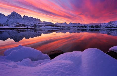 Snow Sunset Wallpapers - Wallpaper Cave