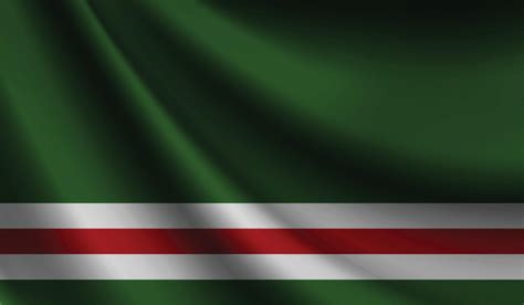 chechen republic of ichkeria flag waving. Background for patriotic and ...