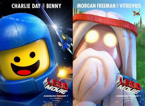 2 New 'The Lego Movie' Character Posters for Morgan Freeman & Charlie ...