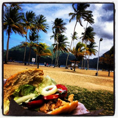 Bake & shark, Maracas beach Trinidad - soo good! Yuh gotta go to Richard's though!!! Maracas ...