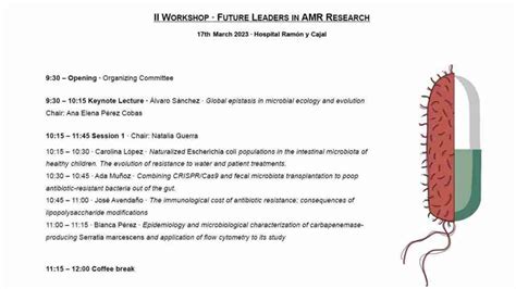 II Workshop · Future Leaders in AMR Research | #EventoCiencia